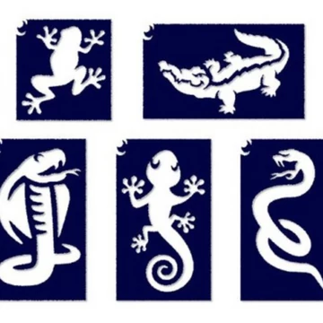 Hüllő sablon szett