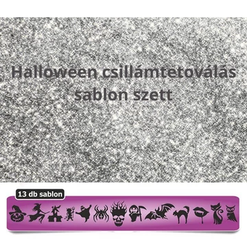 Halloween sablon szett
