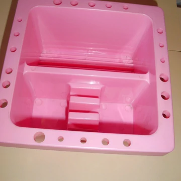 Arcfestéshez ecsetmosó és tartó tál