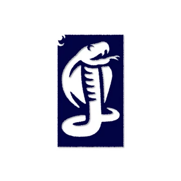 Kígyó csillámtetoválás sablon