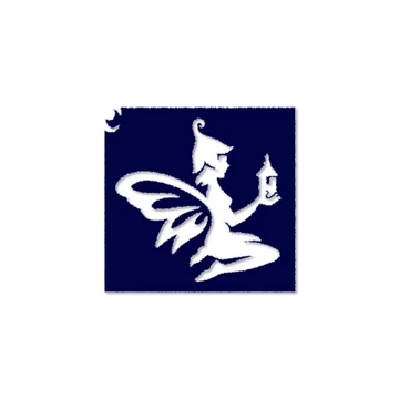 Tündér csillámtetoválás sablon