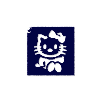 Hello Kitty csillámtetoválás sablon