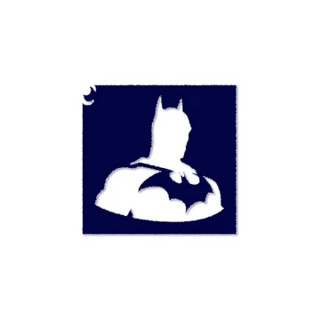 Batman csillámtetoválás sablon