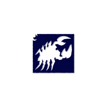 Rák csillámtetoválás sablon