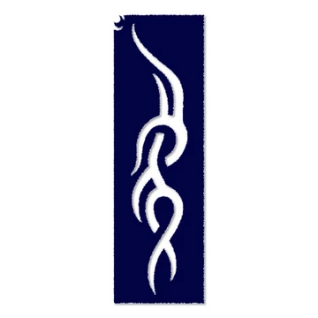 Non figuratív csillámtetoválás sablon