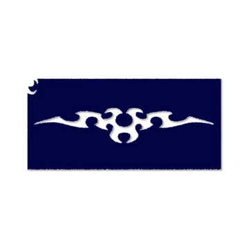 Non figuratív csillámtetoválás sablon