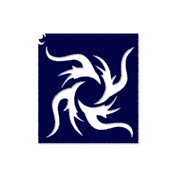 Non figuratív csillámtetoválás sablon