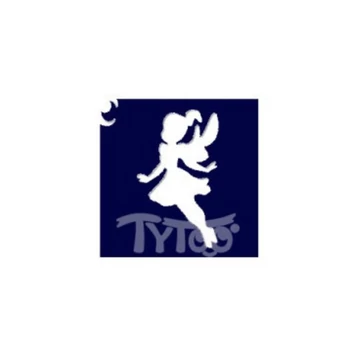 Tündér csillámtetoválás sablon