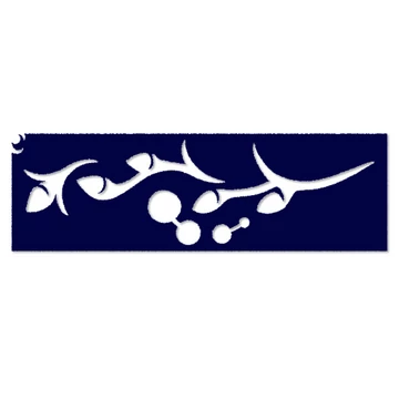 Ékszer csillámtetoválás sablon