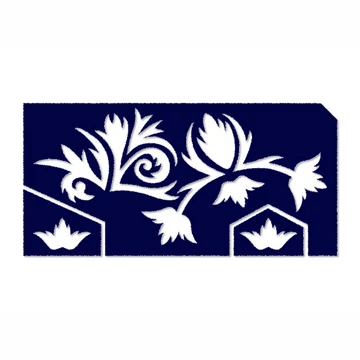 Ékszer csillámtetoválás sablon