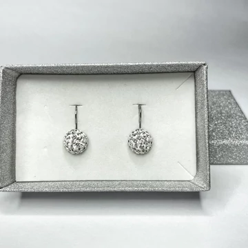 Francia kapcsos gyurmás fülbevaló, 10 mm