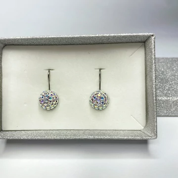 Francia kapcsos gyurmás fülbevaló, 10 mm