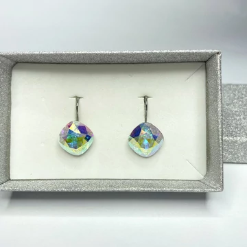 Francia kapcsos nagy párna fülbevaló, 12 mm