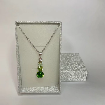 Nemesacél hóember medálos nyaklánc