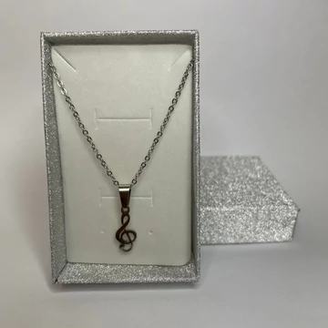 Violinkulcs medálos nyaklánc