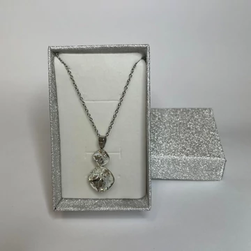 Nemesacél dupla párna medálos nyaklánc