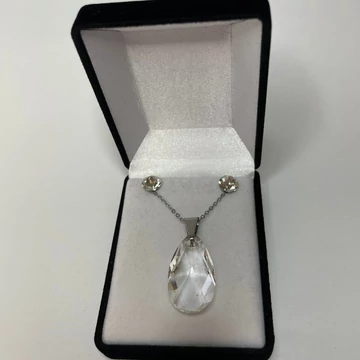 Nemesacél nagy csepp ékszerszett