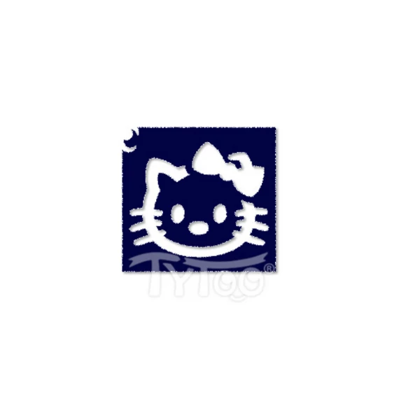Hello Kitty csillámtetoválás sablon