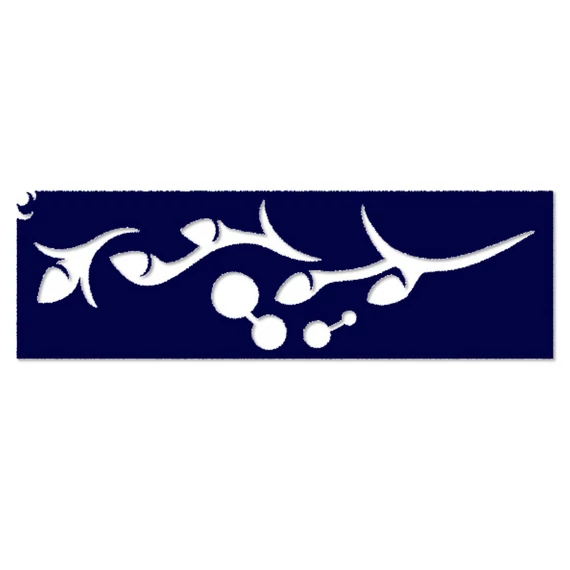 Ékszer csillámtetoválás sablon