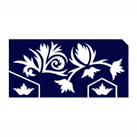 Ékszer csillámtetoválás sablon