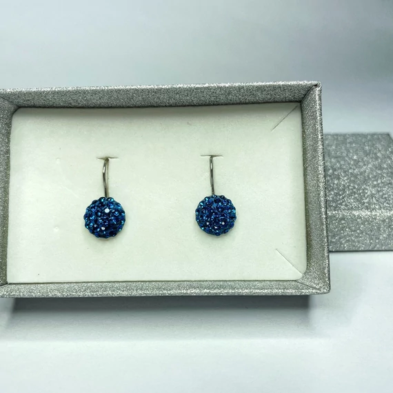 Francia kapcsos gyurmás fülbevaló, 10 mm