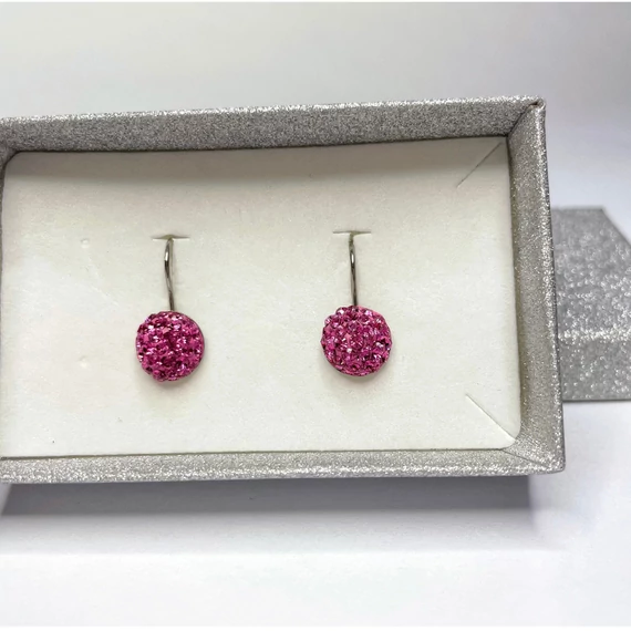 Francia kapcsos gyurmás fülbevaló, 10 mm