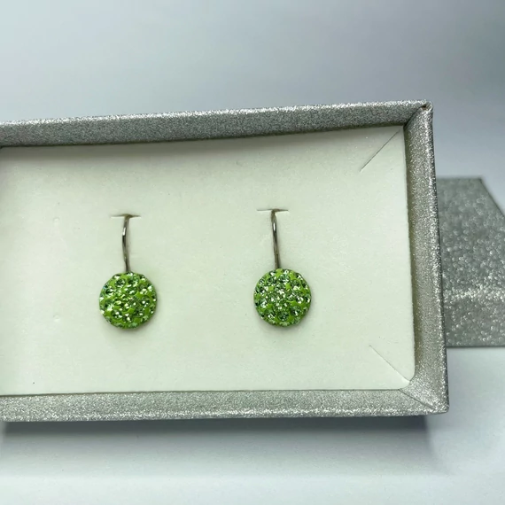 Francia kapcsos gyurmás fülbevaló, 10 mm