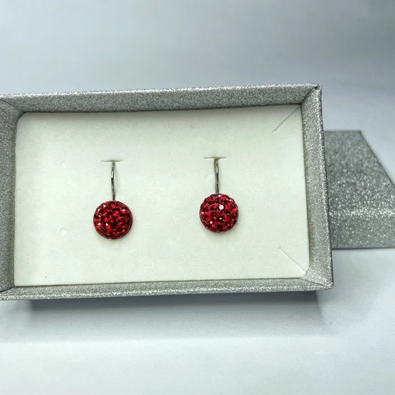 Francia kapcsos gyurmás fülbevaló, 10 mm