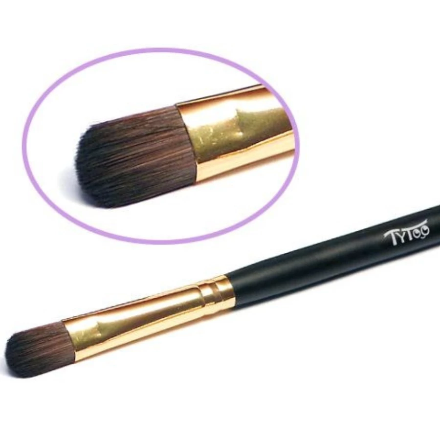 Lapos ecset csillámtetováláshoz